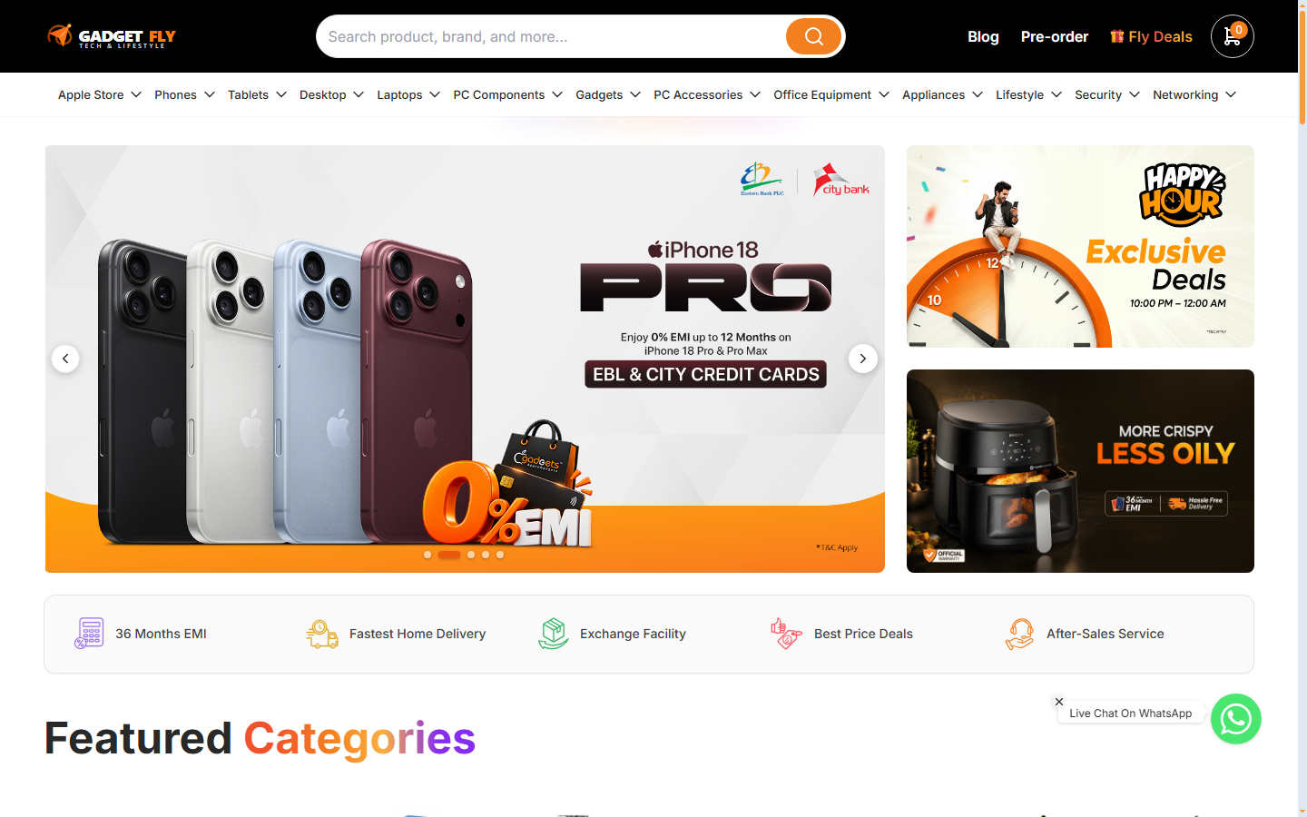 Gadget Fly - Next.js Tech & Gadget Store